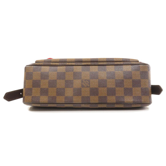 Louis Vuitton Ravello Damier Ebene Brown Shoulder Bag Canvas - Picture 4 of 10